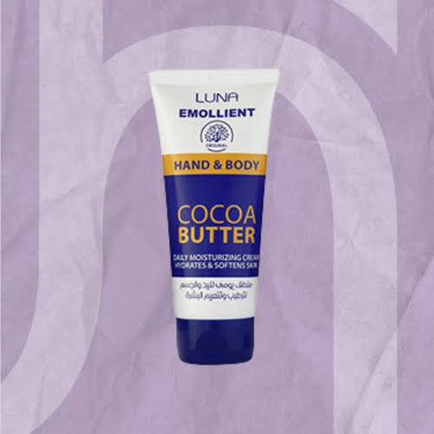 Luna Emollient Hand and Body Moisturizer with Cocoa Butter 75 gm - Luna